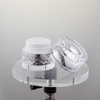 China Cosmetic Acrylic Cream Bottle Jar For Cosmetic Packaging for sale