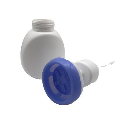 China No Spill 2021 New Style 300ml Pet Food Grade Foam Bottle Flower Plastic Flat Foam Pump Head Partial Assembly for sale