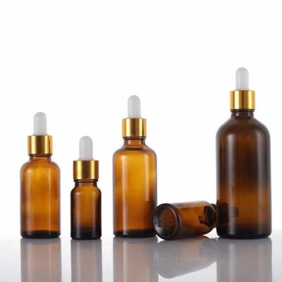 China Essential Oil Cosmetic Wholesale Bottles Serum Lotion Amber Frosted Cosmetic for sale