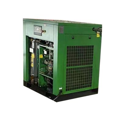 China Hotels Reliable diesel drive rotory screw 5.5kw 7.5hp 3-cylinder Permanent magnet motor air compressor for mining for sale