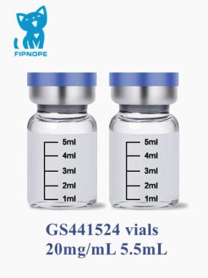 Κίνα έγχυση 20mg/mL gs-441524 για τη γάτα FIP αιλουροειδές μολυσματικό Peritonitis προς πώληση