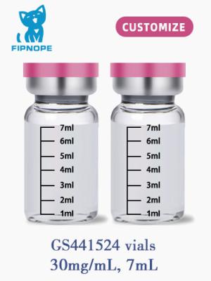 China 30mg 7ml GS-441524 Injection FIP Treatment Cure For Cat FIP for sale