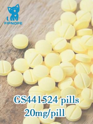 China ​Feline Infectious Peritonitis 40mg GS441 FIP GS-441524 PIF Tablets For Cat for sale