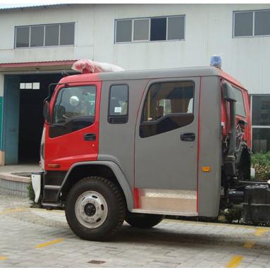 China ISUZU Fire Fighting Truck Aluminum Cabin Change 2 Doors Into 4 Doors (DOUBLE DOOR CAB) for sale