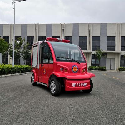 China Hot Selling Steel 2 Seats Mini Electric Fire Fighting Truck for sale