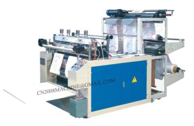 China DFRX2 Series Computer Control Double Lines Heat Sealing And Heat Cutting Bag Making Machine for sale