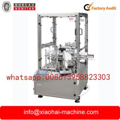 China High speed Rotary Cartonning machine with hot melt glue system for coffee capsule for sale