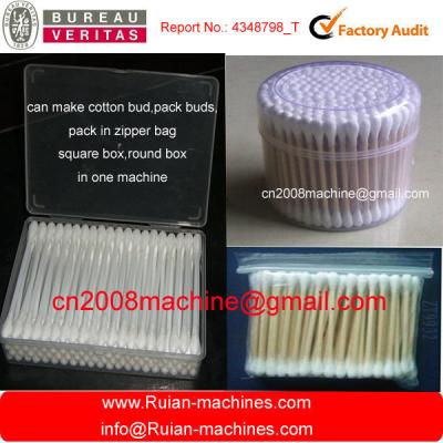 China Full Automatic Cotton BUD Making Machine with Drying & Packing (plastic/Bamboo and Wood St for sale