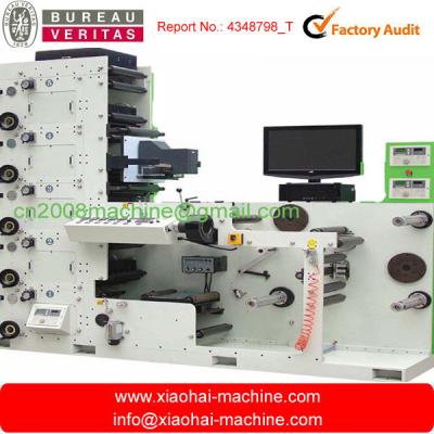 China RY320 Full Automatic self adhesive sticker label FLexo Printing Machine With Computer for sale