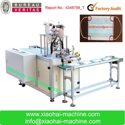 China Full Automatic Nonwoven health Medical Face Mask ear loop Spot Welding Machine for Inner and outer Earloop for sale