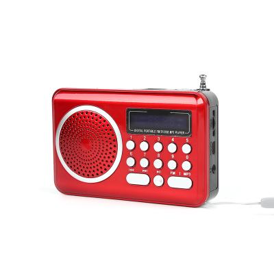 China 10 Buttons To Choose MP3 Music Player Mini Portable TF USB FM Rechargeable Digital Radio Directly Speaker Pocket for sale