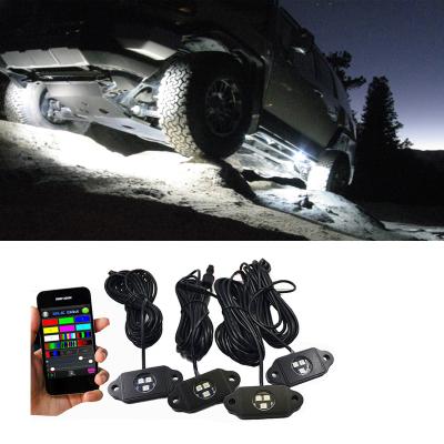 China Cheap LED ROCK LIGHT RGB LIGHT RGB APP APP controller RGB led rock light kit for sale