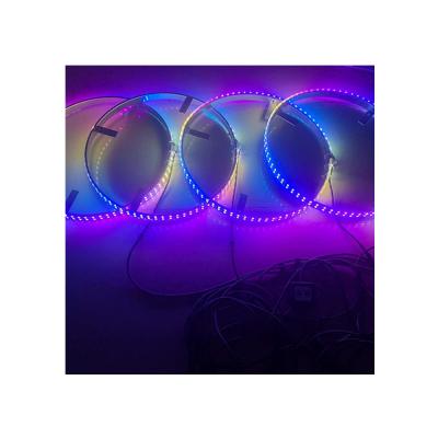 China AUTOMATIC CAR Rgbw Wheelchair Waterproof Light Weight Led Ring Light Wheel Car Wheel Rim Light for sale