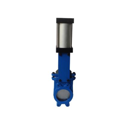 China Sale Guaranteed Carbon Steel Top Quality Low Price Knife Pneumatic Gate Valve for sale