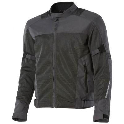 China BOWINS Breathable Hot Sale All Black Motorcycle Jacket for sale