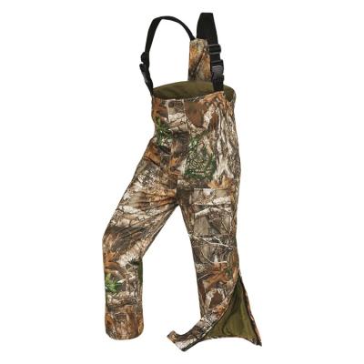 China Outdoor Waterproof 100% Polyester Instock Camouflage Youth Hunting Bibs for sale