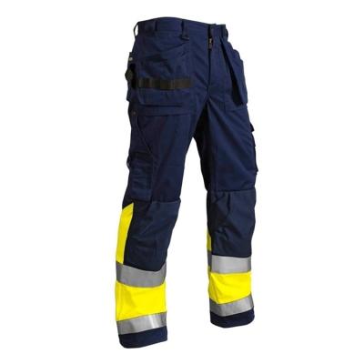 China 100% Polyester Bowins Reflective Tape High Visibility Work Safety Pants for sale