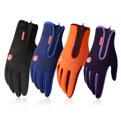 China Winter Snow Ski Gloves Riding Gloves Motorcycle Warm Touch Screen Flexible Windproof Racing Gloves for sale