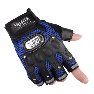 China Breathable and Wearable Motorcycle Training Gloves Breathable Durable Comfortable Outdoor Men's Training Gloves Half Finger Bicycle Gloves for sale