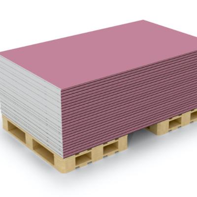 China High Strength 12mm Fire Proof Fire Retardant Gypsum Board For Drywall Ceiling System for sale