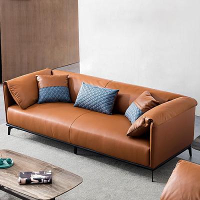 China FEIFAN New Extendable Custom Design L Shape Furniture Modern Living Room 4 Seater Recliner Corner Genuine Leather Sectional Sofa for sale