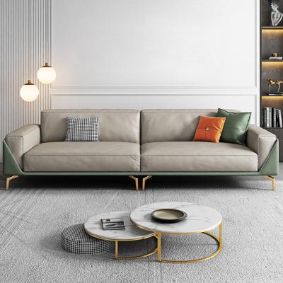 China FEIFAN Design Sectional Leather L-Shaped Sofa (Other) Adjustable Living Room Corner Sofa Luxury Modern Furniture Sets for sale