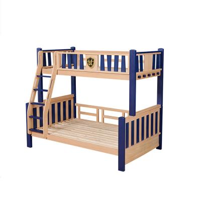 China (Full Size) Adjustable Kids Bunk Bed With Girls Bunk Bed Kid's Bedroom Combination Set for sale