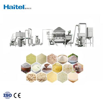 China Powder National Haitel Baby Food Machine Patent Baby Rice Flour Production Line Safety and High Quality Equipment for sale