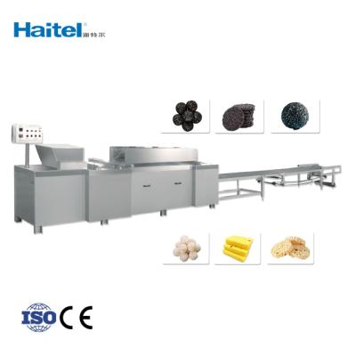 China High Quality Puffy Peanut And Rice Bar Haitel Candy Rice Production Line Customer High Praise for sale