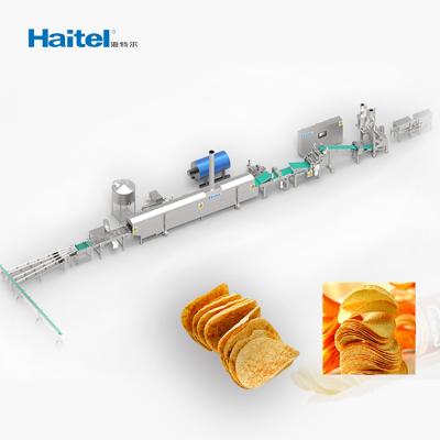 China Popular French Fries Production Line Haitel Fried Potato Chips Production Line Making Machine for sale