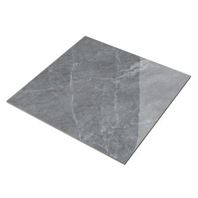 China Glazed Metallic Tiles Goodone Solid Light Glazed Chinese Rectified Flooring Wax Gray Porcelain Tile for sale