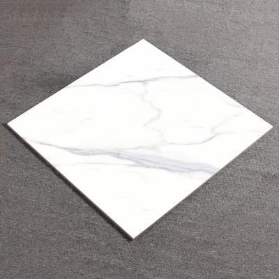 China Goodone 120 x 120 cm Kitchen Glazed Metallic Tiles Flooring Calcatta Porcelain Inkjet Polished Glazed White Marble Tile for sale