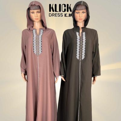 China WOVEN 2021 New Popularity Hot Selling Products Women Plus Size Dye Dress Muslims for sale