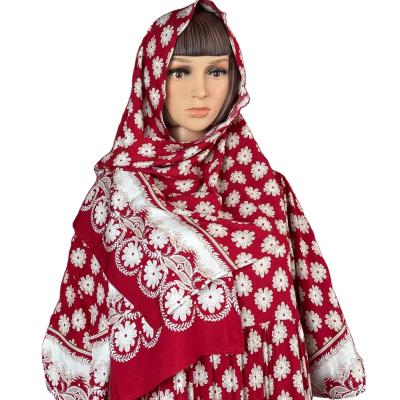 China Rayon Bawal Scarf Muslim Clothing Elegant Casual Plus Size Women's Dresses for sale