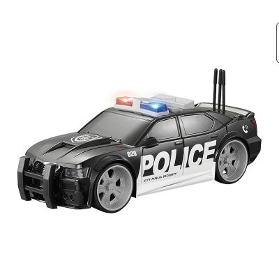 China City Team Light Automatic Return Protection and Sound Police Car Toy for Kids Remote Control Toys Model Car for sale