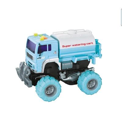 China Toy Vehicles City Service Self-Return Diecast Lights and Sounds Electric Battery Toy Cars Vehicle for sale