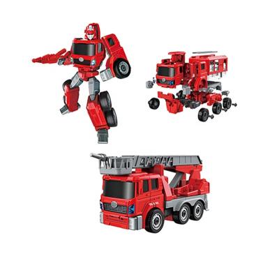 China Toy China Supplier Hot-selling Diecast Deformation Car Robot Transform Robot Toy Model for sale