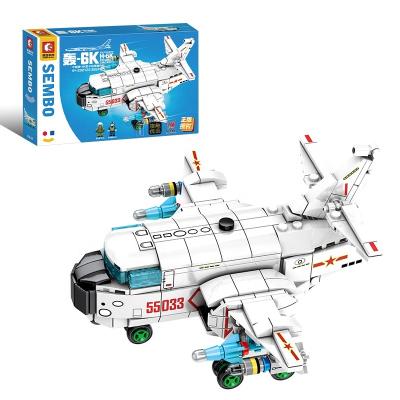 China Soft Flat Building Toys Planes Children Building Block Military War Plane Building Sets For Kids And Adults for sale