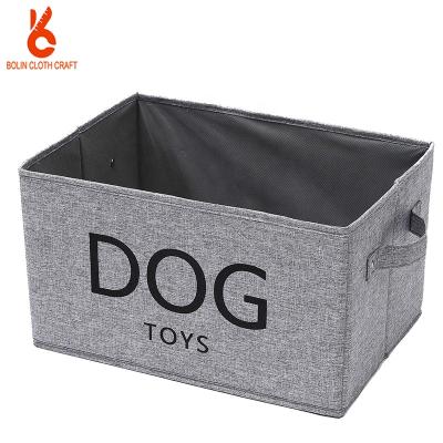 China Factory Supply Viable Chinese Pet Toy Bin Collapsible Organizer Storage Basket for sale