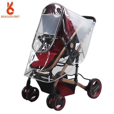 China Environmental Polyethylene Baby Stroller Dustproof Windproof Umbrella EVA Rain Cover for sale