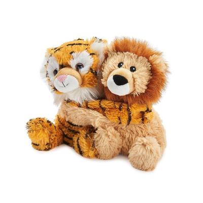 China cute & Sound Warmer Microwavable Heating Pad Beads Soft Stuffed Plush Toys Tiger Toys for sale