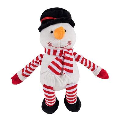 China Hot Selling Plush Christmas Snowman Stuffed Plush Fashion Christmas Decoration Supplies Free Sample for sale