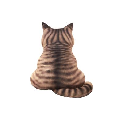 China Hot Selling Soft Stuffed Plush Pillow 40cm Stuffed Cat Plush Toy Promotional Diy Cat Stuffed Animal Bottom Fashion Plush Pillow for sale