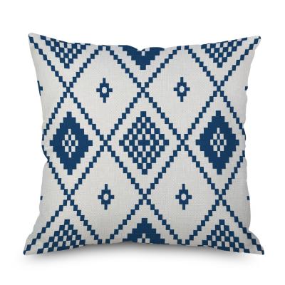 China Amazon Wholesale Cheap Nontoxic Printed Decorative Cushion Cover Quilted Cotton Pillow Cover for sale