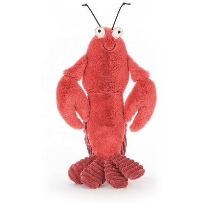 China Cheap Plush Toys Best Made Cheap Multi-Color Options Popular Shrimp Sea Plush Toys Realistic Plushies for sale