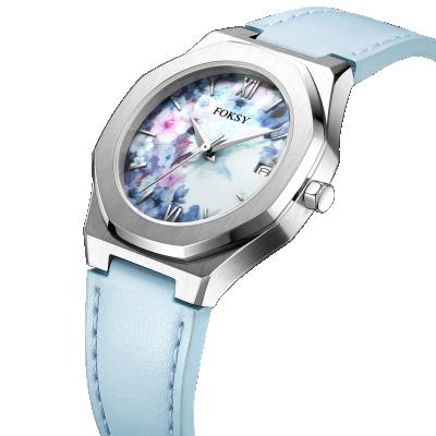 China Feminine Women's Montre Femme Luxury Wrist Girl Reloj De Mujer Madame Quartz Watch For Water Resistant Flower Wristwatch for sale