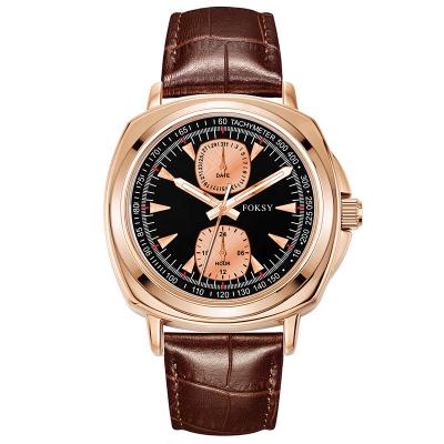 China China Manufacture Luxury Brand Automatic Date Wrist Fashion Chronograph Double Time Watches With Cheap Price for sale