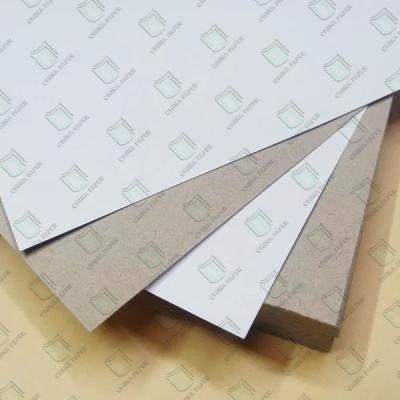 China Panel de papel duplex industrial con espalda gris en venta