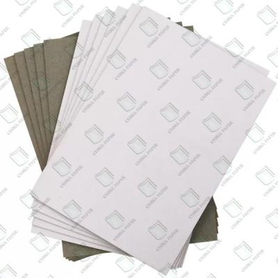 China 250 gram glad duplex papierplaat duplex grijs achterplaat voor verpakking Te koop