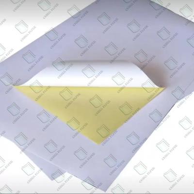 China Smooth Surface Yellow Release Paper Self Adhesive Sticker Paper for Instruction Label for sale